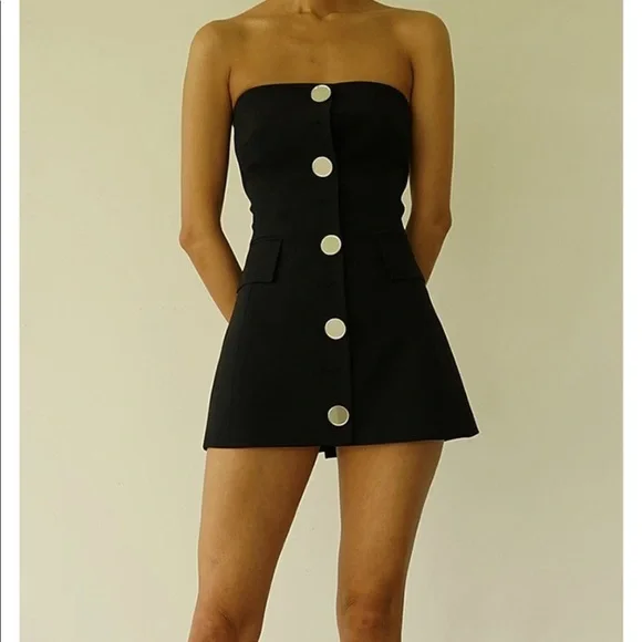 kimhekim | Dresses | Kimhekim Ss2 Emma Mini Dress With Reflective Buttons |  Poshmark